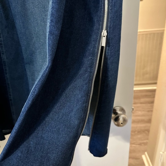 Eloquii Denim Strapless Dress - Picture 4 of 7